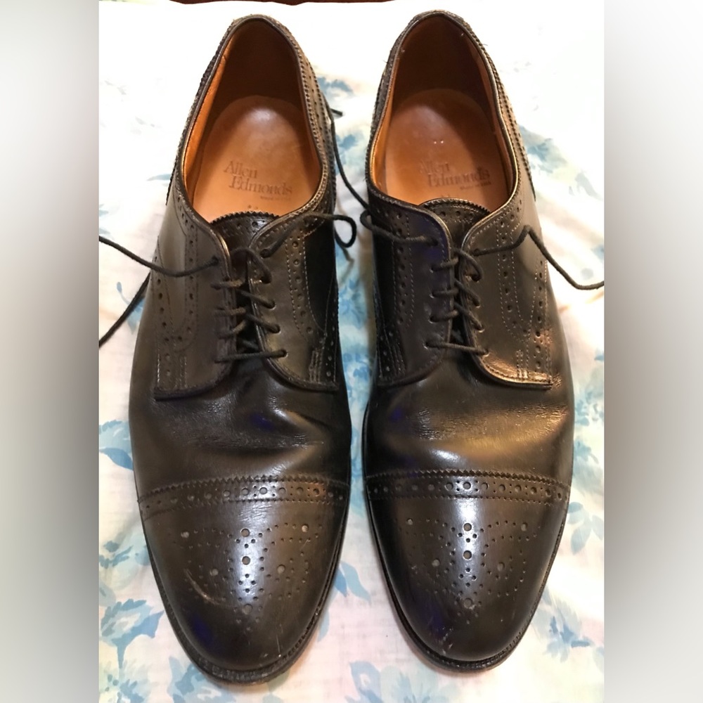 Allen Edmonds Black Leather Men's Dress Shoes